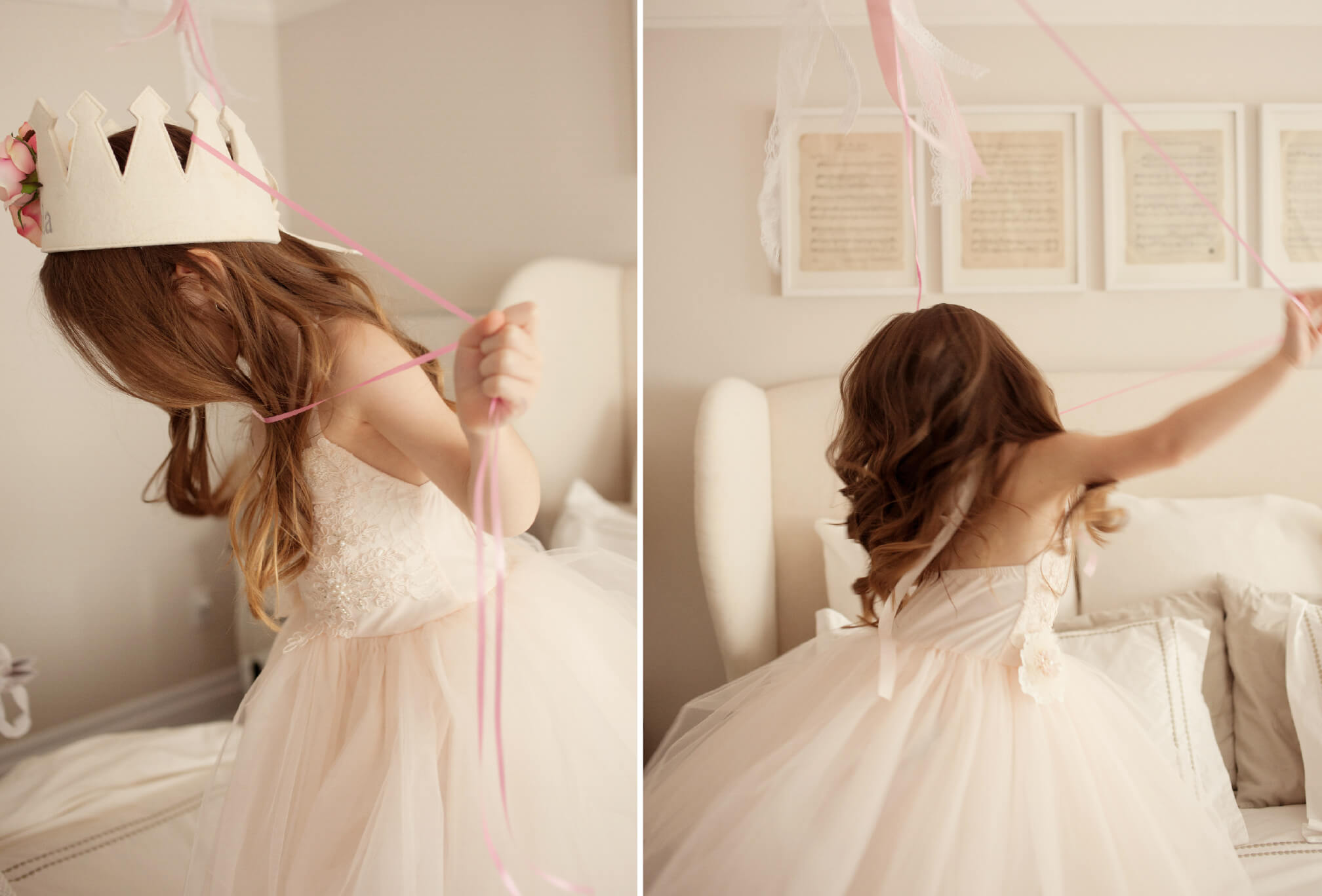little girl photo shoot with balloons
