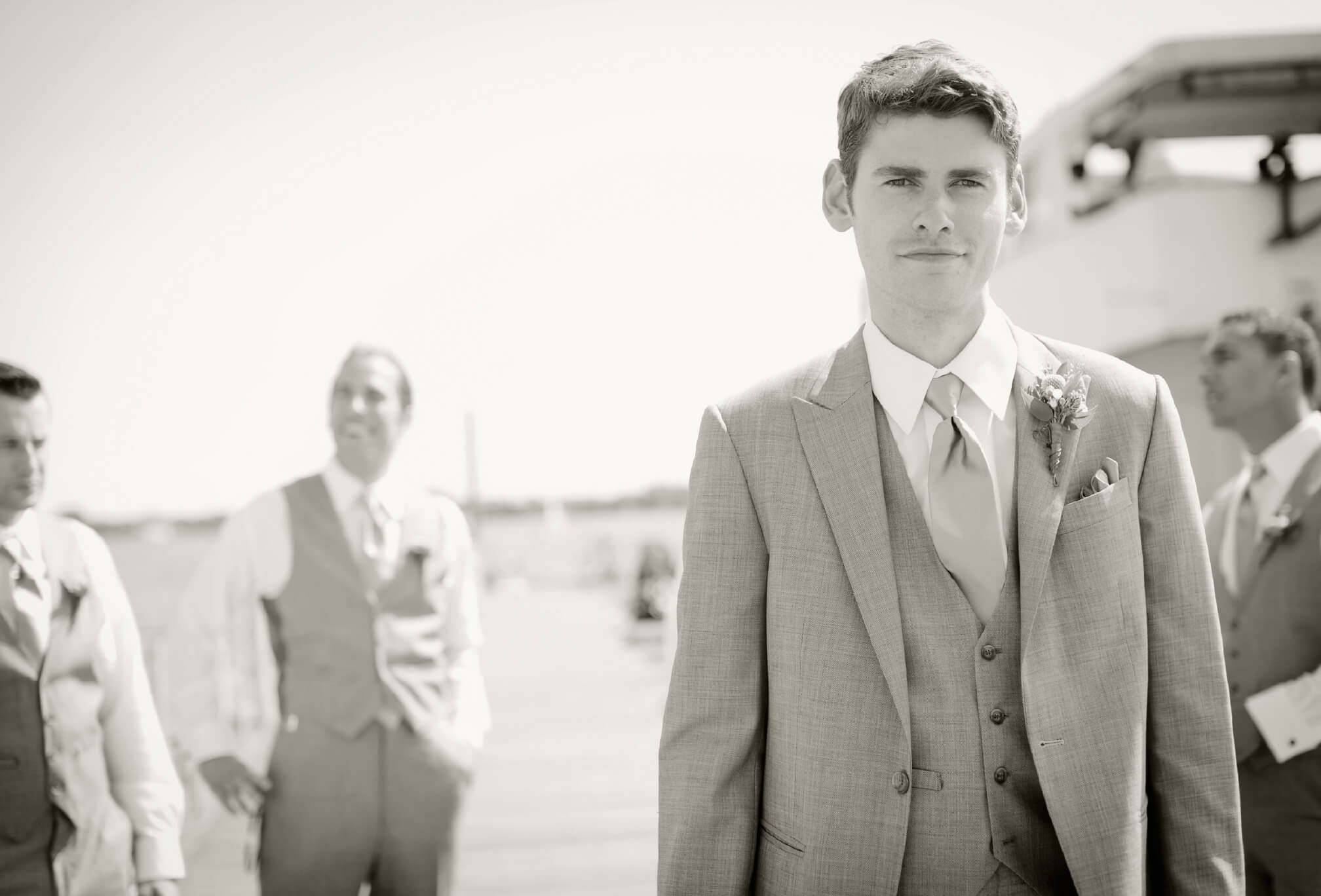 groom at toronto harbour