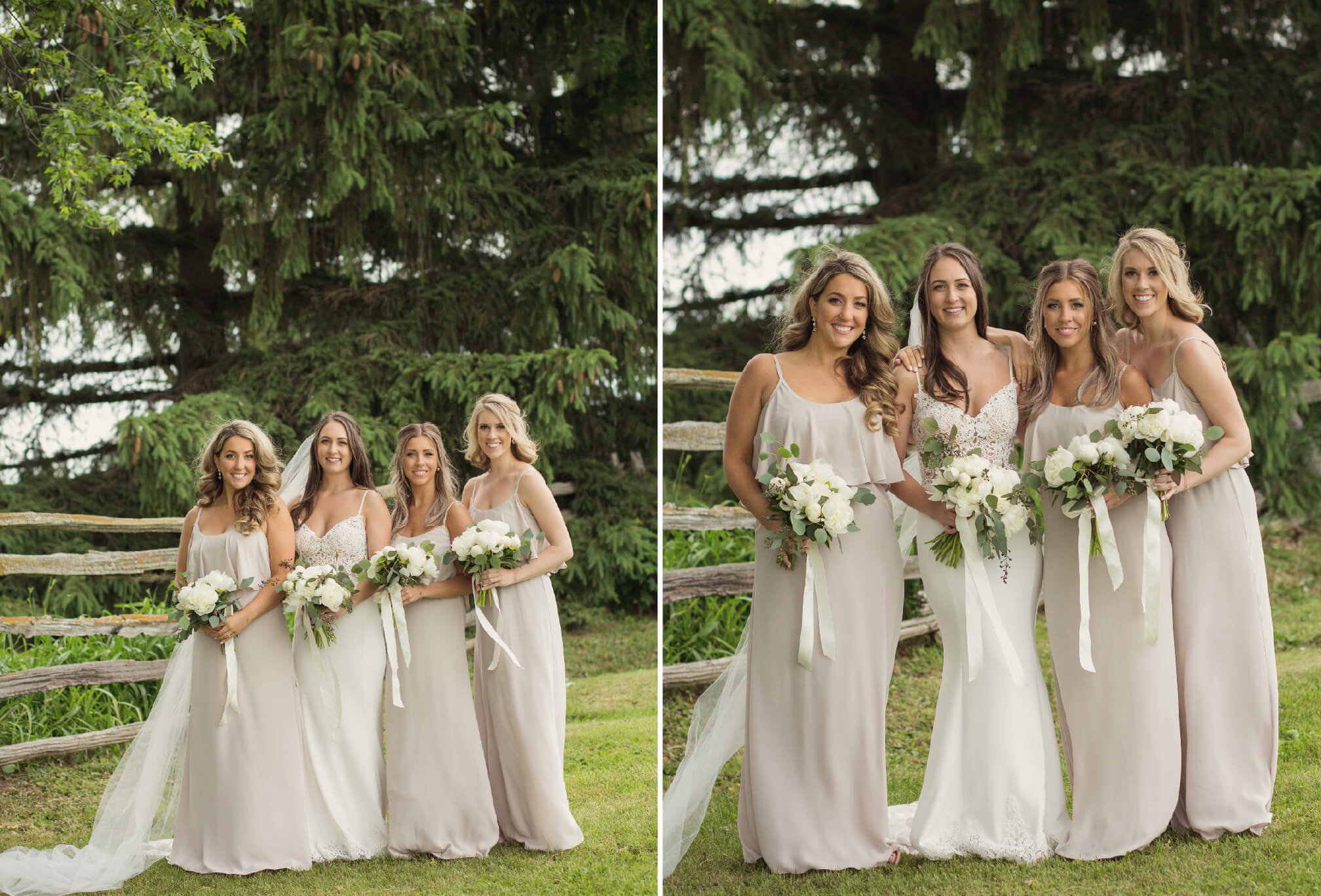 bridesmaids farm wedding