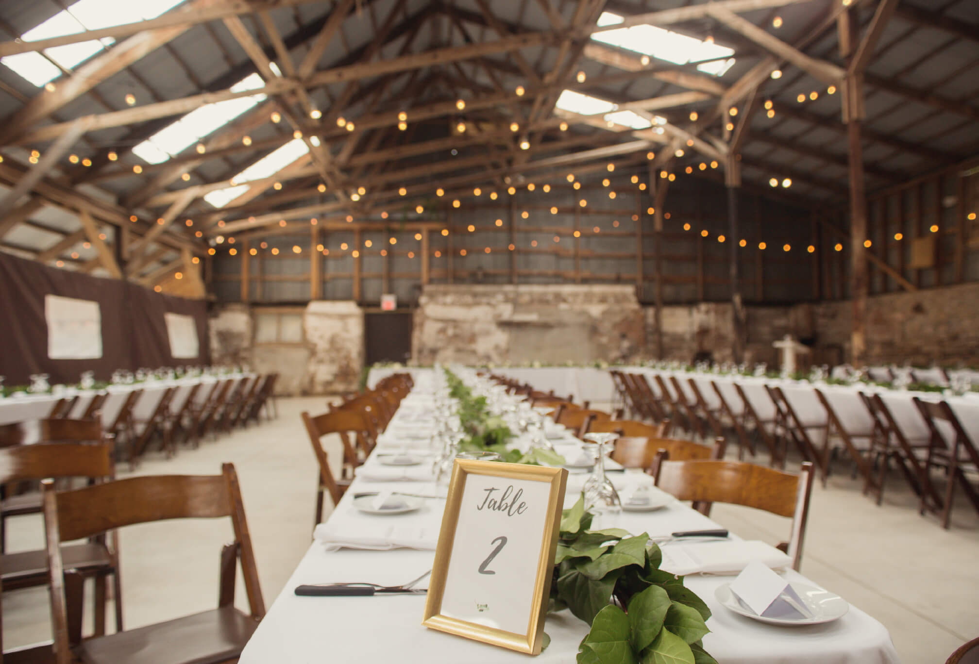 reception details dyments farm wedding