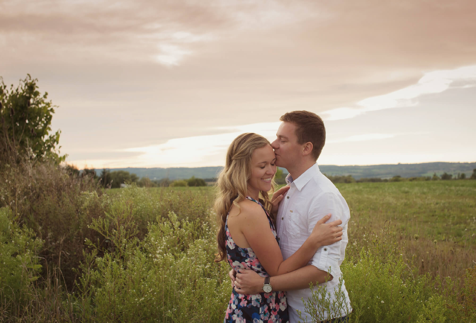sunset photography couple in beaver valley