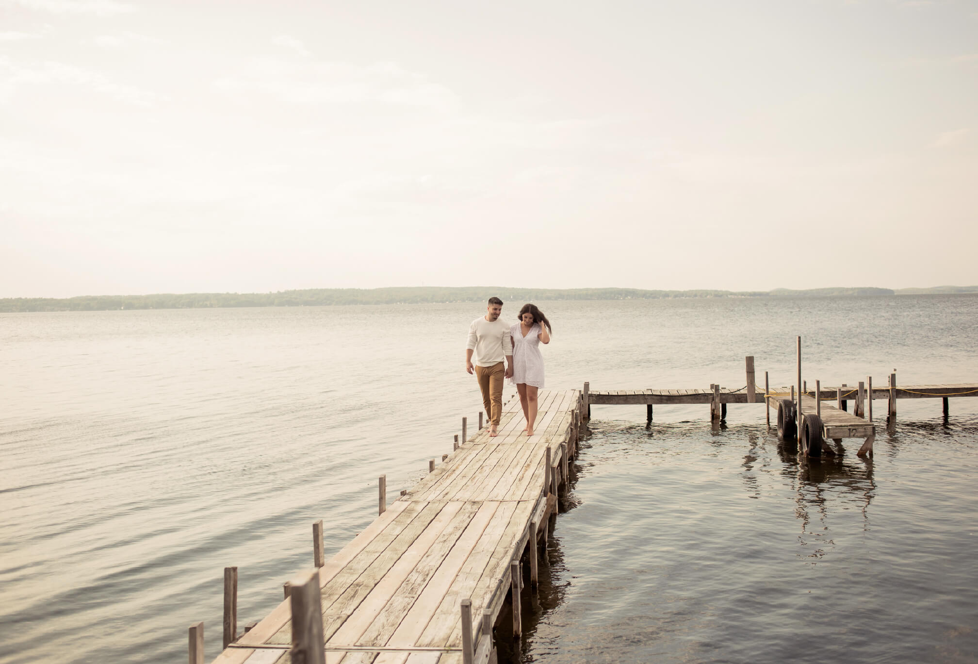 rice lake engagement pictures